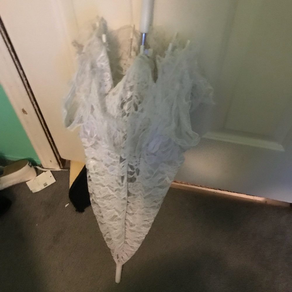 White costume parasol umbrella